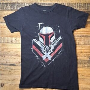 Boys Boba Fett / Star Wars Black Graphic T-Shirt size M